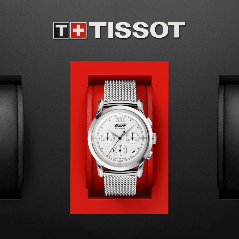 Tissot,Heritage 39.50mm,39.50mm,Stainless Steel,Silver,Automatic,Chronograph,Day,T66,T66.1.782.33
