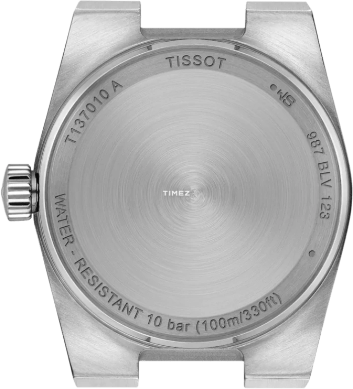 Tissot,PRX 25mm,25mm,Stainless Steel,Black,Quartz,Sapphire,Crystal Glass,Tonneau,T137,T137.010.11.056.00