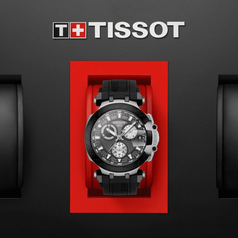 Tissot,T-Race 43mm,43mm,Stainless Steel,Grey,Quartz,Chronograph,Date,Rattrapante,T115,T115.417.27.061.00