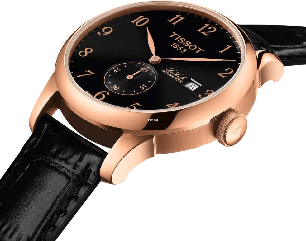 Tissot,Le Locle 39.30mm,39.30mm,Stainless Steel,Black,Automatic,Day,42hours,T0064283605200
