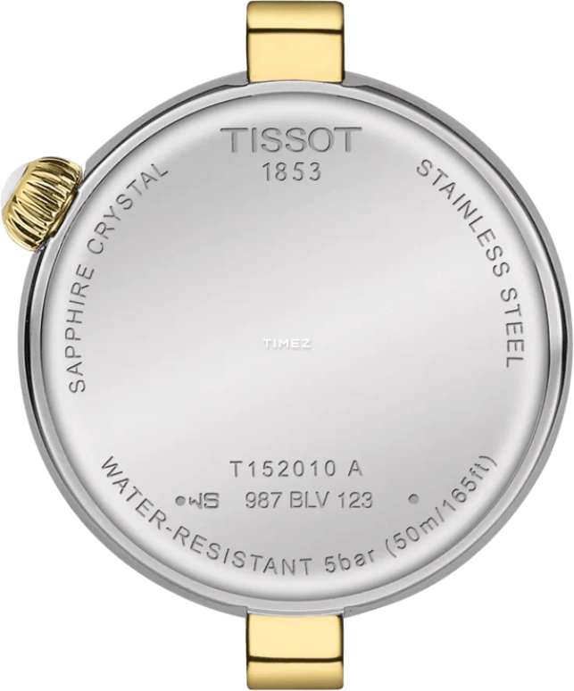 Tissot,Bellissima 28mm,28mm,Stainless Steel,White,Quartz,Sapphire,Glass,Round,T152,T152.010.22.118.01
