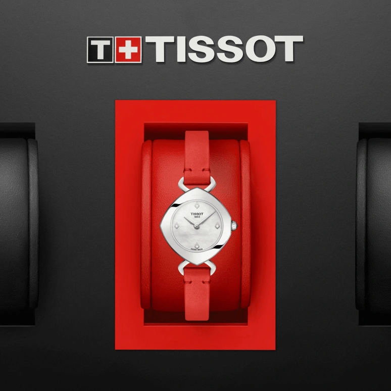 Tissot,T-Gold 22.58mm,22.58mm,Stainless Steel,White,Quartz,26280hours,Sapphire,Crystal Glass,T113,T113.109.16.116.00