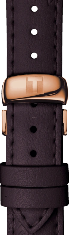 Tissot,Lady Heart 35mm,35mm,Stainless Steel,White,Brown,Automatic,80hours,Sapphire,Crystal Glass,T050,T050.207.37.117.04