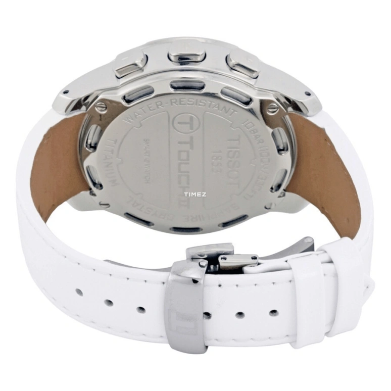 Tissot,Touch 43.30mm,43.30mm,Titanium,White,Quartz,Chronograph,Date,Day,Dule Time,Sapphire,Crystal Glass,Round,T047,T047.220.46.116.00