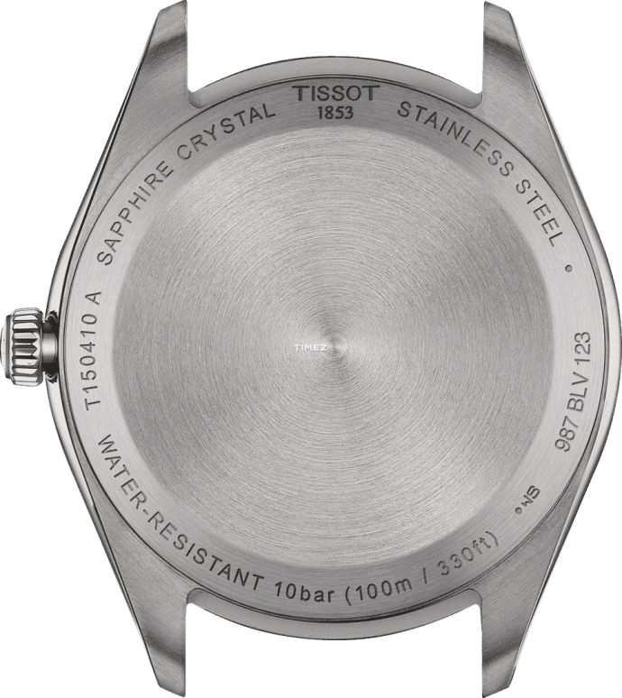 Tissot,PRC 100 40mm,40mm,Stainless Steel,Blue,Quartz,Day,26280hours,T150,T150.410.22.041.00