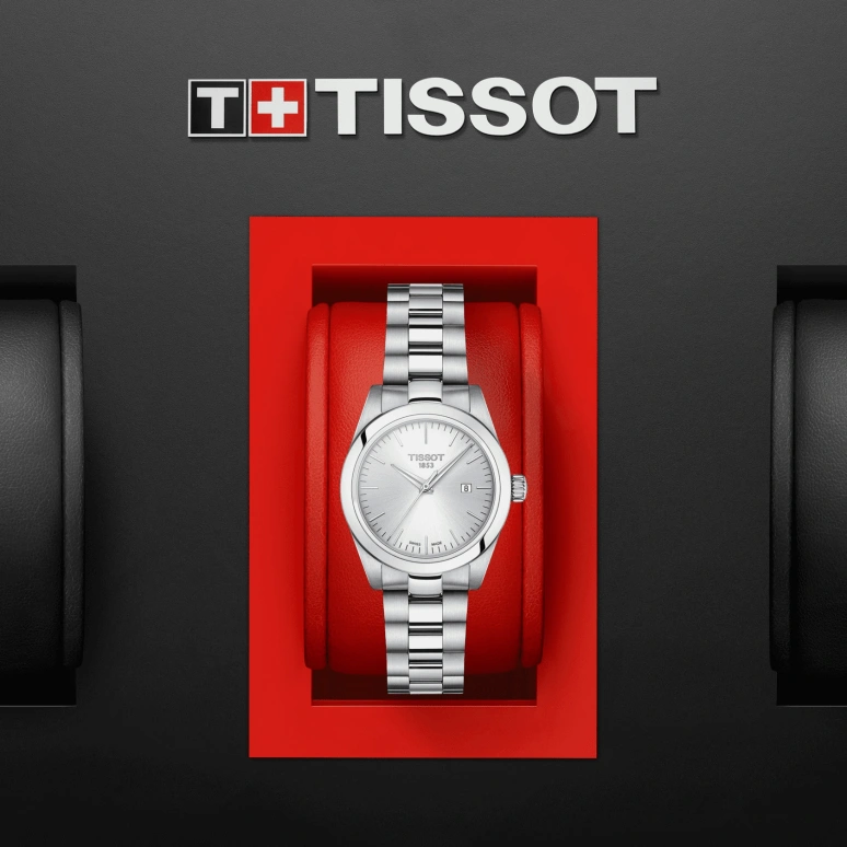 Tissot,T-Lady 29.30mm,29.30mm,Stainless Steel,Silver,Quartz,Day,26280hours,T132,T132.010.11.031.00