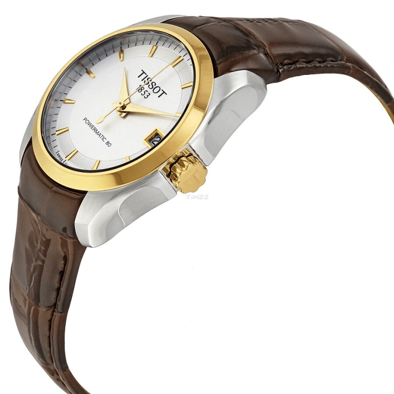 Tissot,T-Classic 32mm,32mm,Stainless Steel,Silver White,Automatic,Day,Sapphire,Crystal Glass,T035,T035.207.26.031.00