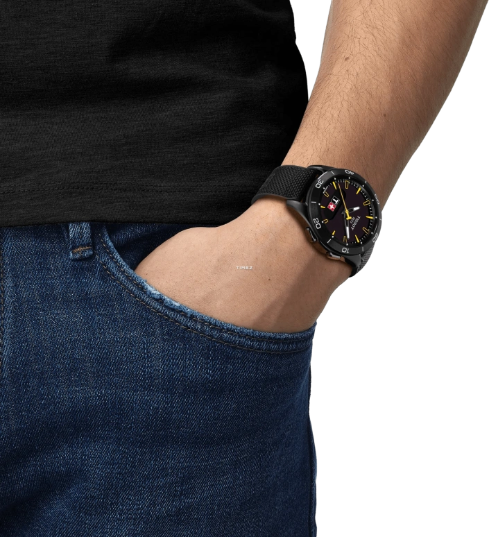 Tissot,Touch 43x43.75mm,43x43.75mm,Titanium,Ceramic,Black,Quartz,Chronograph,Perpetual Calendar,World Time,Solar Charging,Sapphire,Crystal Glass,Round,T153,T153.420.47.051.06