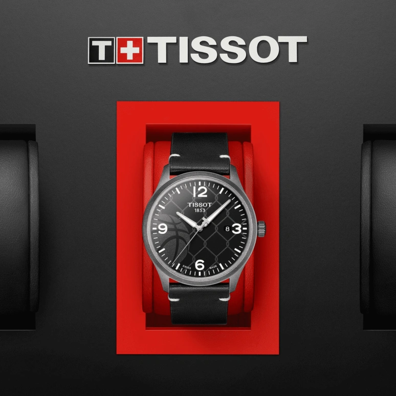 Tissot,XL 42mm,42mm,Stainless Steel,Black,Quartz,Day,Sapphire,Crystal Glass,T116,T116.410.36.067.00