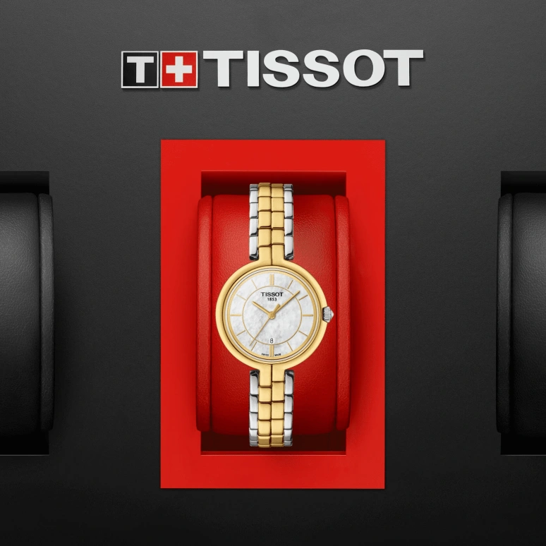 Tissot,T-Lady 30mm,30mm,Stainless Steel,White,Quartz,Date,26280hours,T094,T094.210.22.111.01