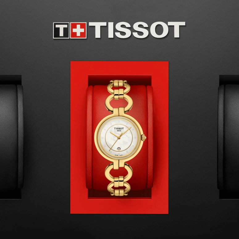 Tissot,T-Lady 30mm,30mm,Stainless Steel,White,Quartz,Date,26280hours,T094,T094.210.33.116.00
