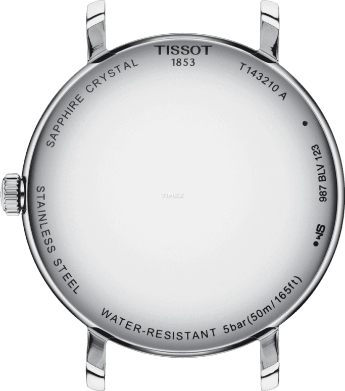 Tissot,Everytime 34mm,34mm,Stainless Steel,Silver,Quartz,Sapphire,Crystal Glass,Round,T143,T143.210.11.033.00