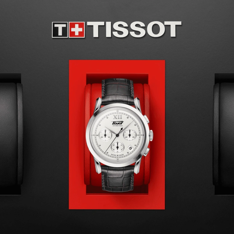 Tissot,Heritage 39.50mm,39.50mm,Stainless Steel,Silver,Automatic,Chronograph,Day,T66,T66.1.712.33