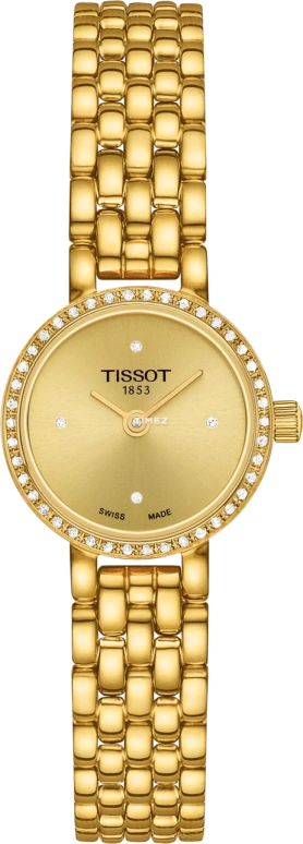 Tissot,Lovely 19.50mm,19.50mm,Stainless Steel,Gold,Quartz,Sapphire,Crystal Glass,Round,T140,T140.009.63.026.00