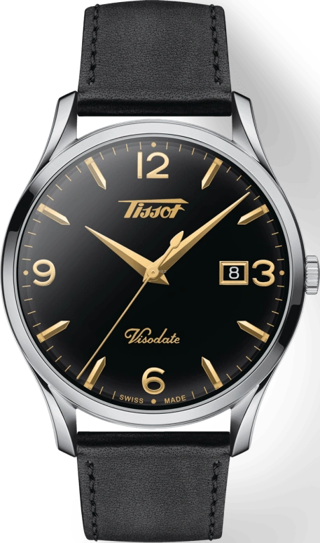 Tissot,Heritage 40mm,40mm,Stainless Steel,Black,Quartz,Chronograph,Date,T118,T118.410.16.057.01