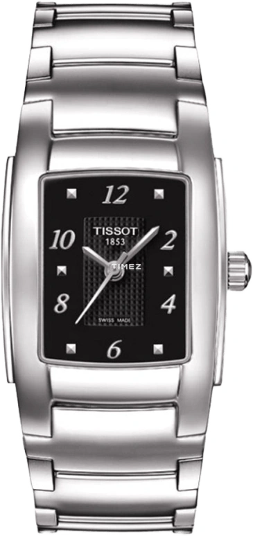 Tissot,T-Trend 25.40mm,25.40mm,Stainless Steel,Black,Quartz,26280hours,Sapphire,T073,T073.310.11.057.00