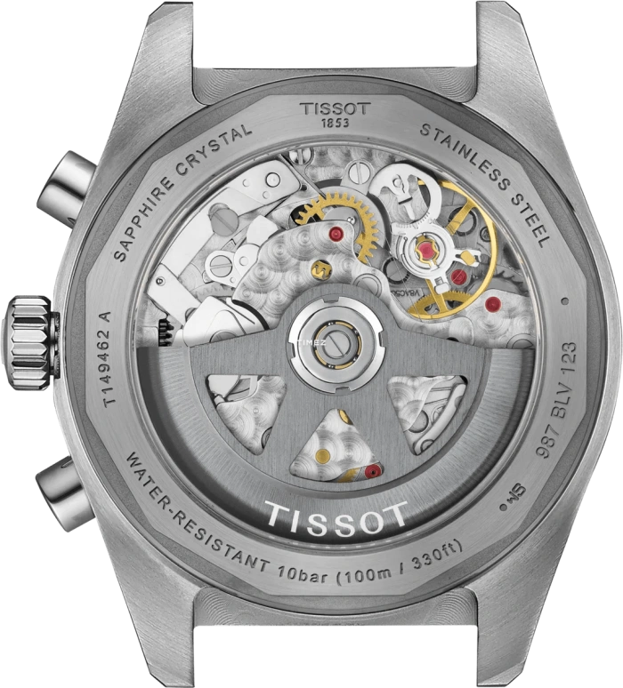 Tissot,PR 516 41mm,41mm,Stainless Steel,White,Automatic,Chronograph,Day,T149,T149.462.11.011.00