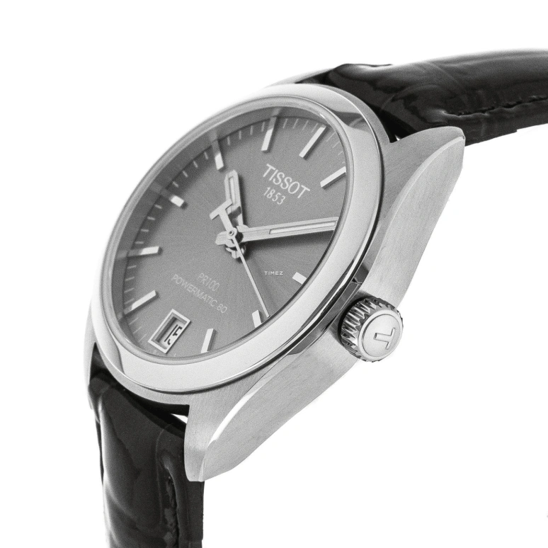 Tissot,T-Classic 33mm,33mm,Stainless Steel,Brown,Automatic,80hours,Sapphire,Crystal Glass,T101,T101.207.16.071.00