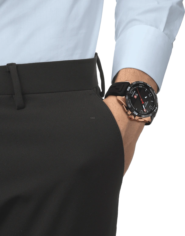 Tissot,Touch 47mm,47mm,Titanium Gold,Black,Sapphire,T121,T121.420.47.051.02