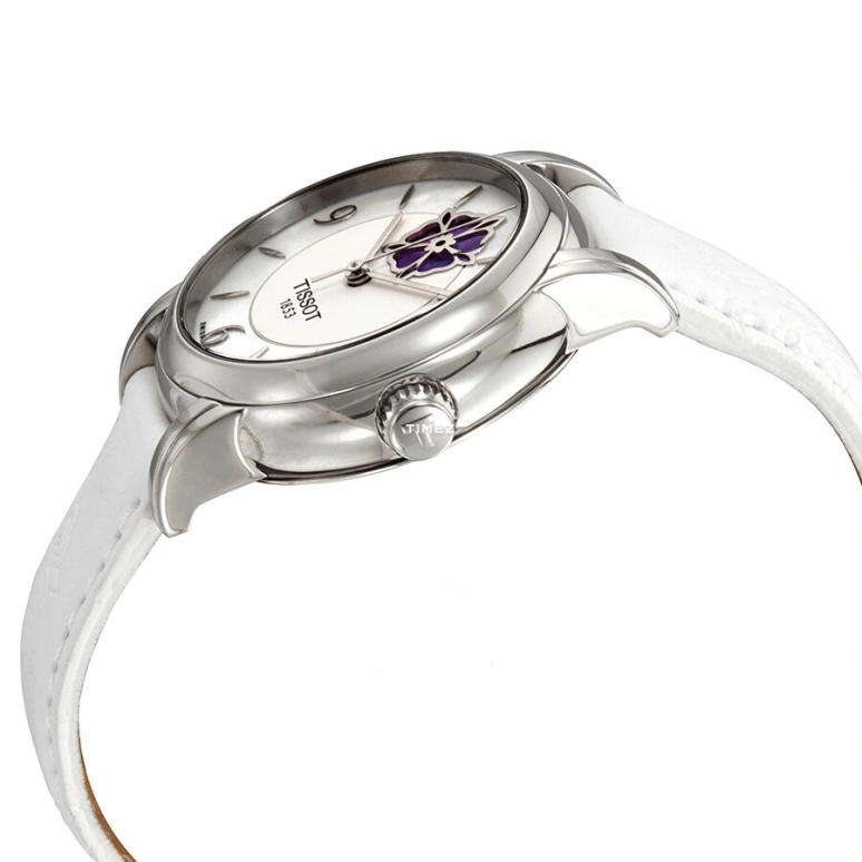 Tissot,T-Lady 35mm,35mm,Stainless Steel,White,Automatic,80hours,Sapphire,T0502071711705