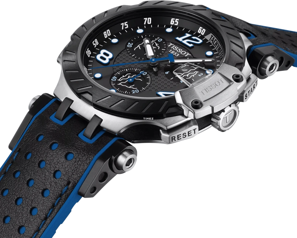 Tissot,T-Race 47.60x43mm,47.60x43mm,Stainless Steel,Black,Quartz,Chronograph,Day,T1154172705703