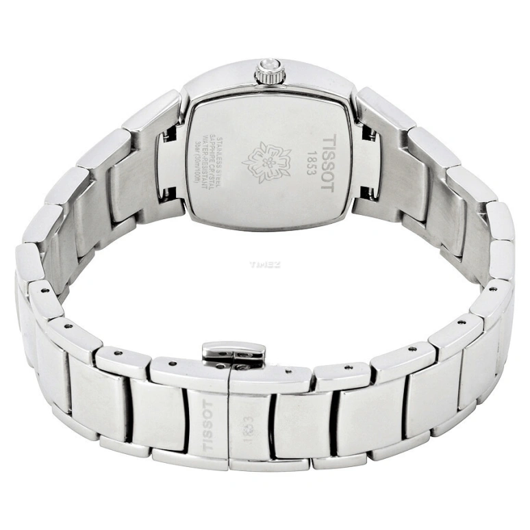 Tissot,T-Trend 34.82mm,34.82mm,Stainless Steel,White,Quartz,26280hours,Sapphire,Crystal Glass,T053,T053.310.61.112.00