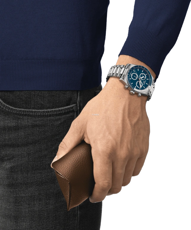 Tissot,PRS 516 40mm,40mm,Stainless Steel,Blue,Quartz,Chronograph,Sapphire,Crystal Glass,T149,T149.417.11.041.00