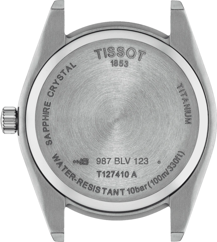 Tissot,Gentleman 40mm,40mm,Titanium,Grey,Quartz,Day,Sapphire,Crystal Glass,T127,T127.410.44.081.00