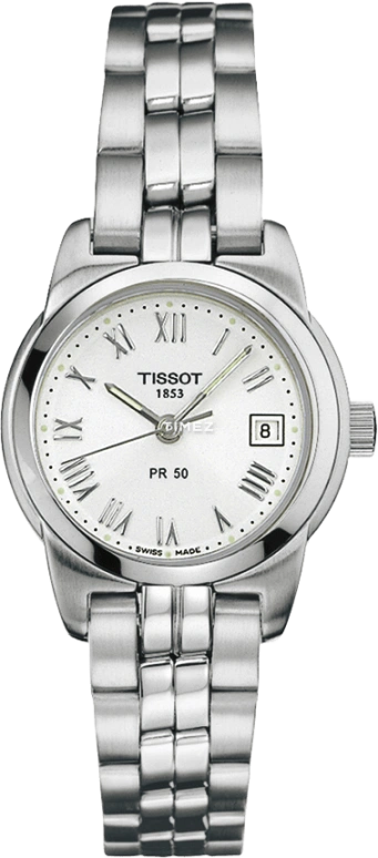 Tissot,T-Classic 23.50mm,23.50mm,Stainless Steel,White,Quartz,Day,26280hours,T34,T34.1.281.13
