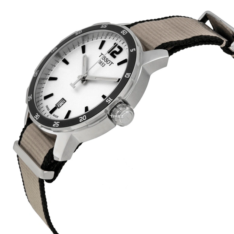 Tissot,Quickster 40mm,40mm,Stainless Steel,Silver White,Quartz,Day,26280hours,T095,T095.410.17.037.00