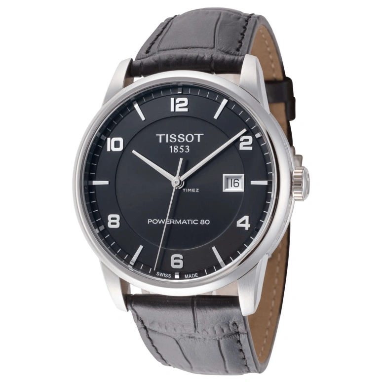 Tissot,T-Classic 41mm,41mm,Stainless Steel,Black,Automatic,Day,In-house Caliber,T0864071605700