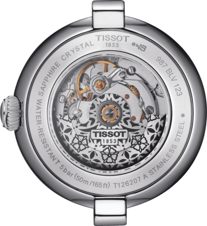 Tissot,Bellissima 29mm,29mm,Stainless Steel,In-house Caliber,Sapphire,Crystal Glass,Closed,T126,T126.207.11.013.00