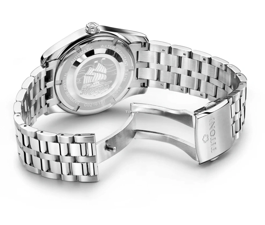 Titoni,AIRMASTER 39mm,39mm,Stainless Steel,Silver,Automatic,Date,Day,93808 S,93808 S-063