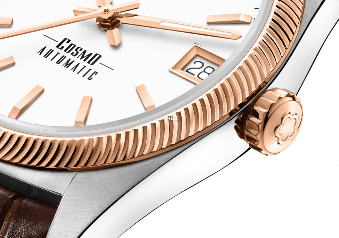 Titoni,COSMO 33.50mm,33.50mm,Stainless Steel,Silver,Automatic,Day,Sapphire,Crystal Glass,828 SRG,828 SRG-ST-606