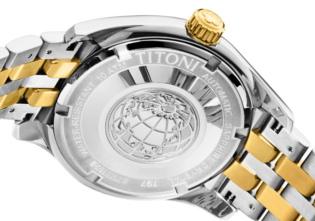 Titoni,COSMO 40mm,40mm,Stainless Steel,White,Automatic,Date,Day,797 SY,797 SY-019