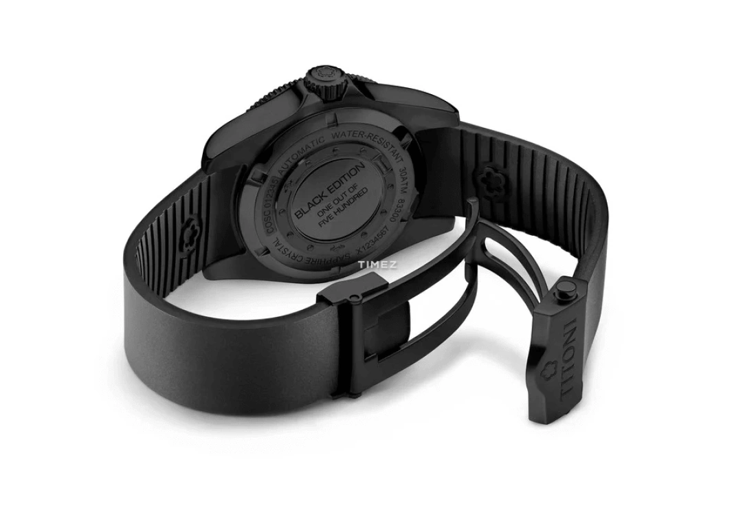 Titoni,SEASCOPER 42mm,42mm,Stainless Steel,Ceramic,Black,Automatic,Day,38hours,83300 B,83300 B-BK-R-716