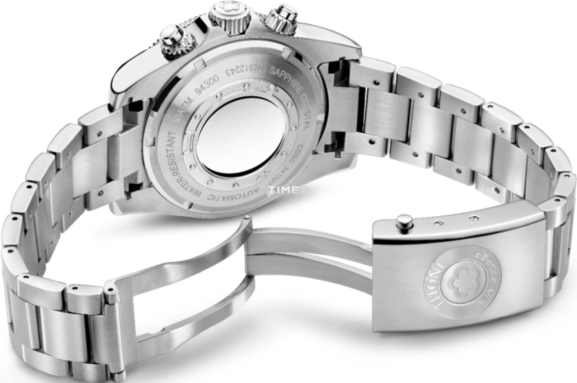 Titoni,SEASCOPER 42mm,42mm,Stainless Steel,Ceramic,Green,Automatic,Chronograph,Day,94300 S,94300 S-BK-733