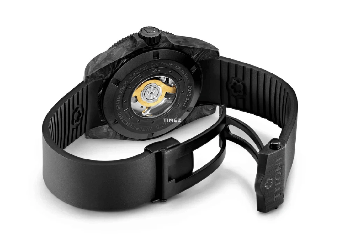 Titoni,SEASCOPER 42mm,42mm,Carbon,Ceramic,Black,Automatic,Day,Sapphire,Crystal Glass,83600 C,83600 C-BK-256