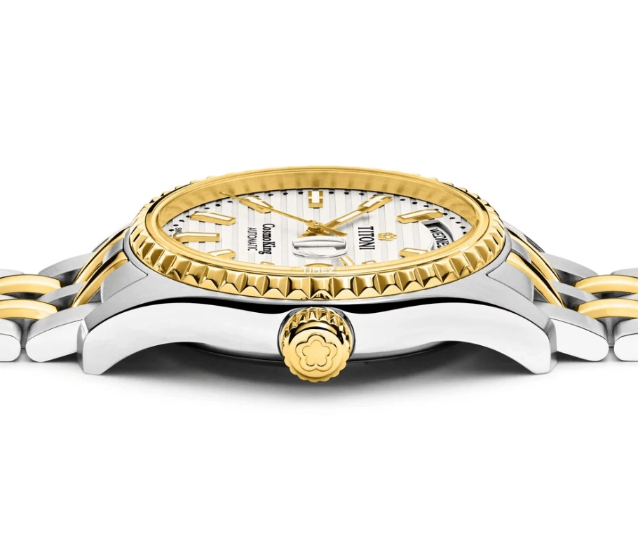Titoni,COSMO 40mm,40mm,Stainless Steel,Silver,Automatic,Date,Day,797 SY,797 SY-695
