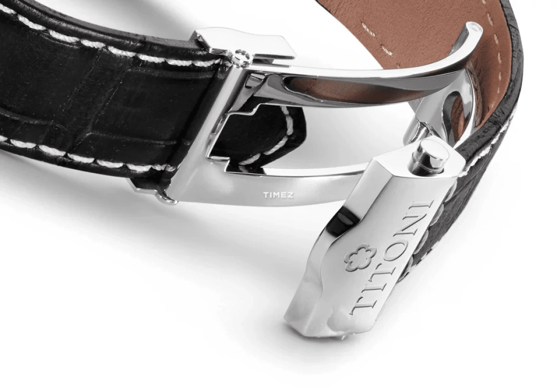 Titoni,SPACE STAR 40mm,40mm,Stainless Steel,Silver,Automatic,Day,Sapphire,Crystal Glass,83638 S,83638 S-ST-608