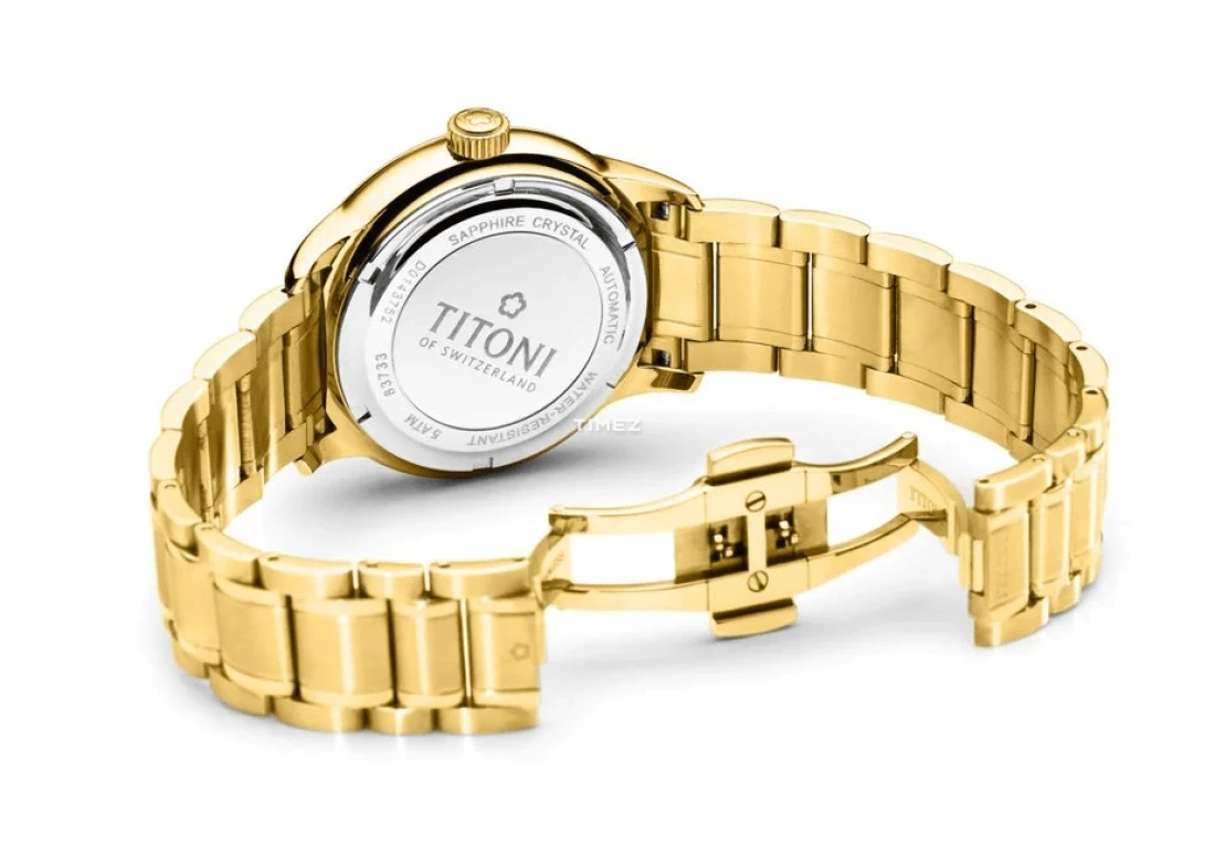 Titoni,AIRMASTER 40mm,40mm,Stainless Steel,Green,Automatic,Day,41hours,83733 G,83733 G-673