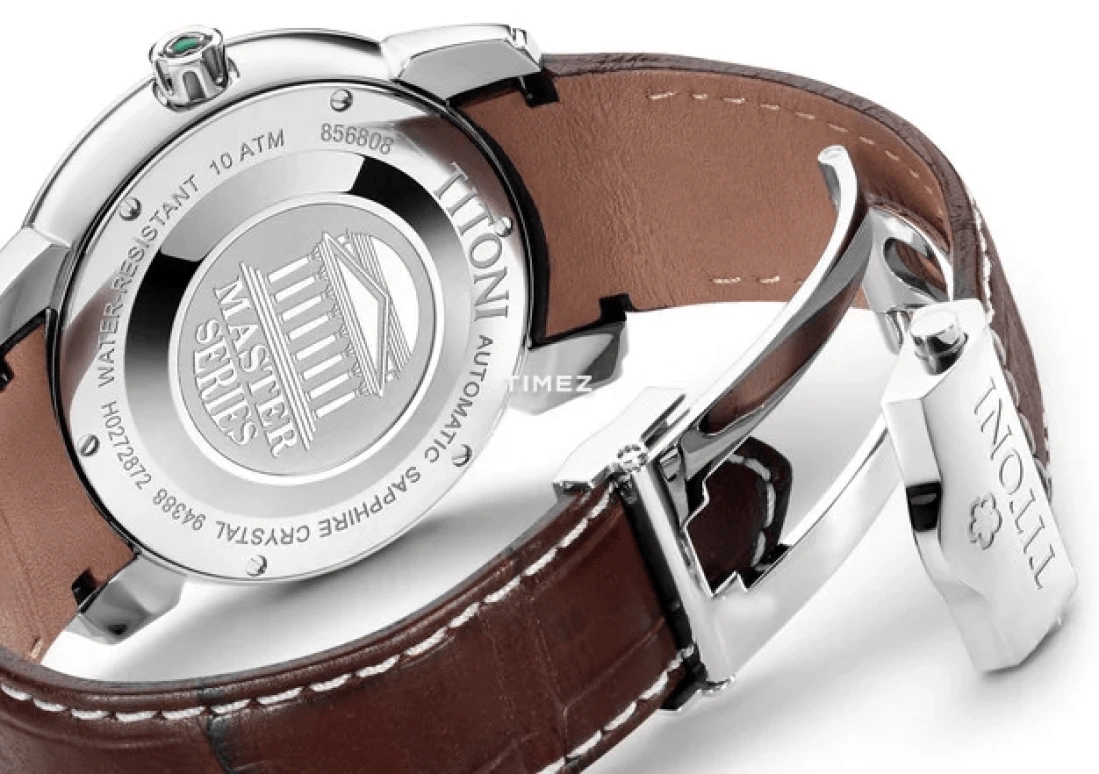 Titoni,MASTER 41mm,41mm,Stainless Steel,Silver,Automatic,Day,Power Reserve Indicator,94388 S,94388 S-ST-578