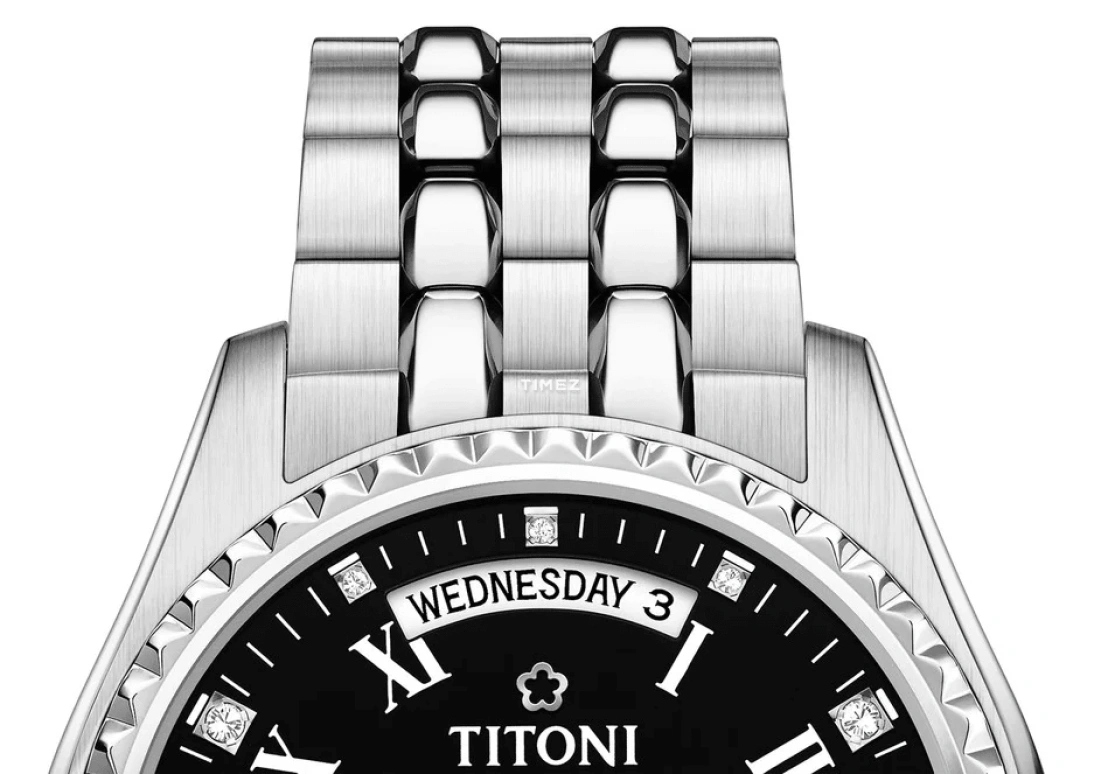 Titoni,COSMO 40mm,40mm,Stainless Steel,Black,Automatic,Date,Day,797 S,797 S-540