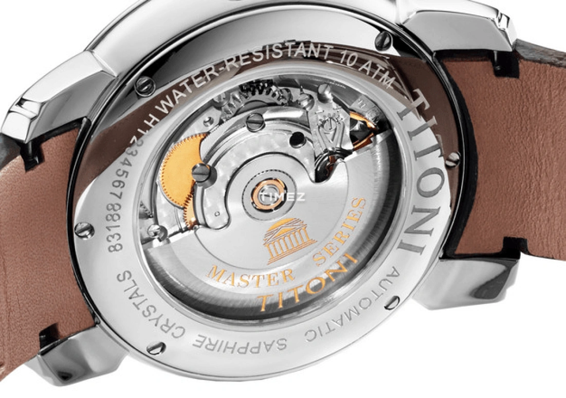 Titoni,MASTER 41mm,41mm,Stainless Steel,Silver,Automatic,Day,Sapphire,Glass,83188 S,83188 S-ST-575