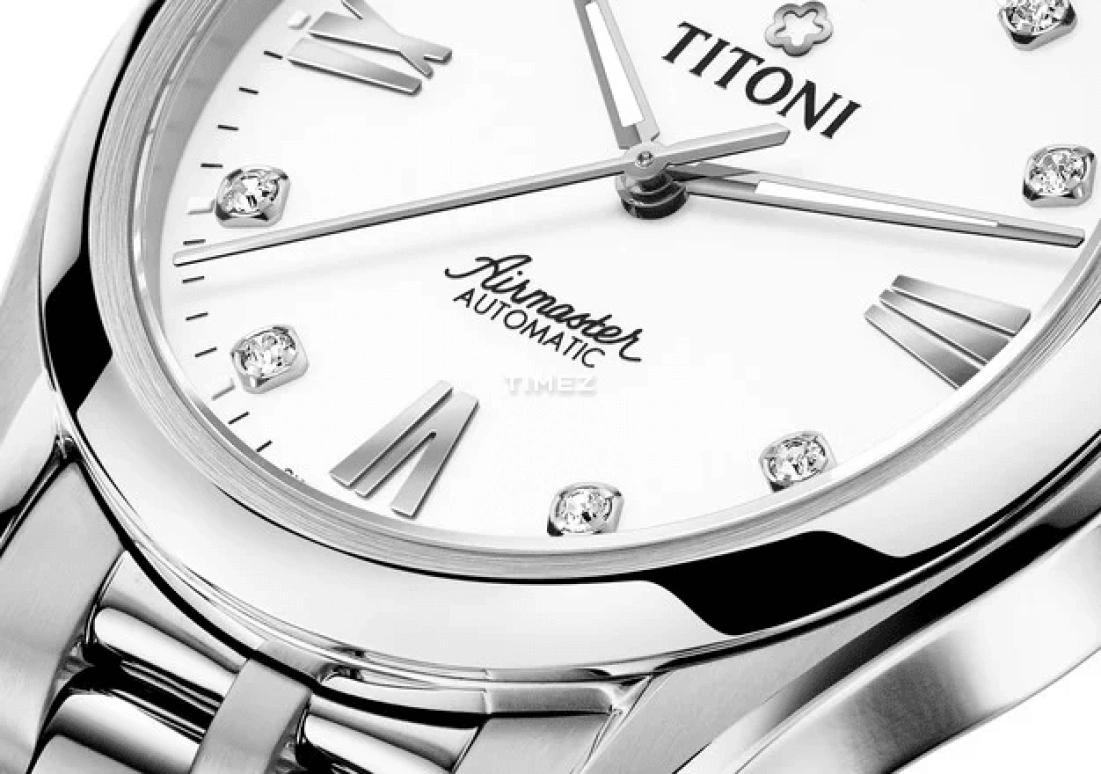 Titoni,AIRMASTER 39mm,39mm,Stainless Steel,Silver,Automatic,Date,Day,93808 S,93808 S-063
