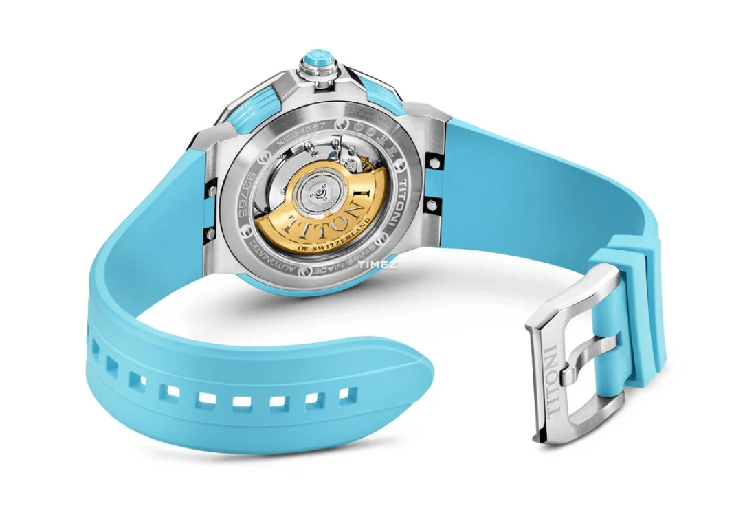 Titoni,IMPETUS 43mm,43mm,Stainless Steel,Ceramic,White,Automatic,Day,42hours,83765 S,83765 S-AA-711
