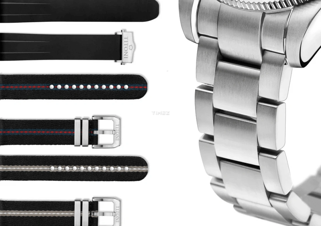 Titoni,SEASCOPER 42mm,42mm,Stainless Steel,Ice Blue,Automatic,Day,38hours,83300 S,83300 S-BK-R-718