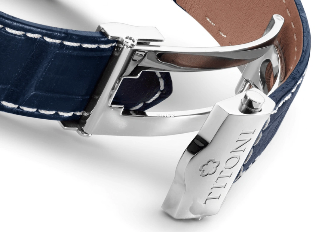 Titoni,SPACE STAR 40mm,40mm,Stainless Steel,Silver,Blue,Automatic,Day,Sapphire,Crystal Glass,83538 S,83538 S-ST-580