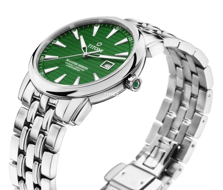 Titoni,MASTER 41mm,41mm,Stainless Steel,Green,Automatic,Day,38hours,83188 S,83188 S-736