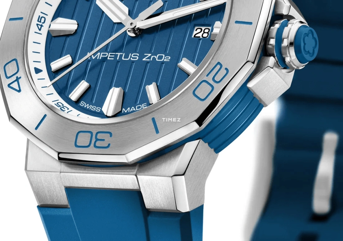 Titoni,IMPETUS 43mm,43mm,Stainless Steel,Ceramic,Blue,Automatic,Day,42hours,83765 S,83765 S-FF-709